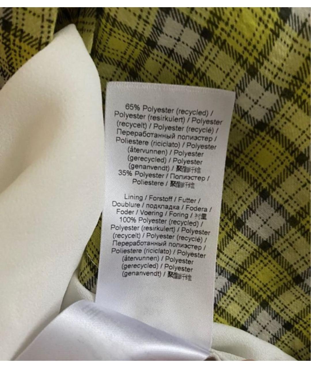 GANNI Мульти полиэстеровое повседневное платье, фото 5