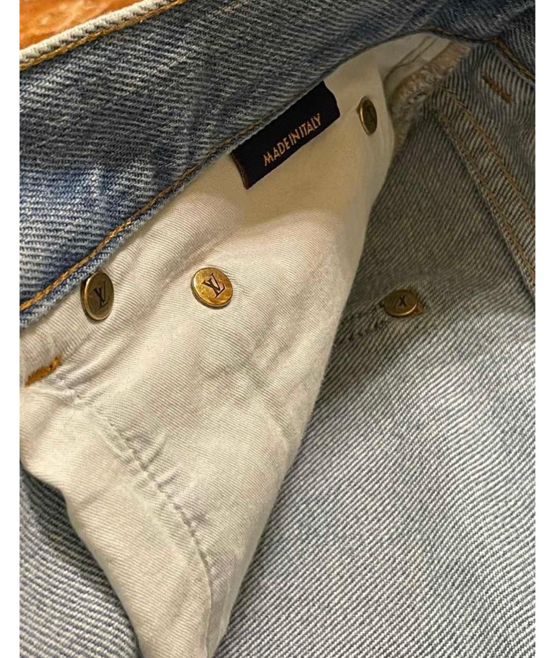 LOUIS VUITTON PRE-OWNED Хлопковые джинсы, фото 6