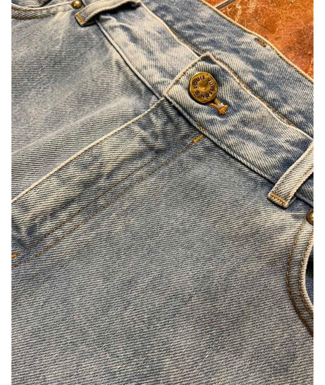 LOUIS VUITTON PRE-OWNED Хлопковые джинсы, фото 4