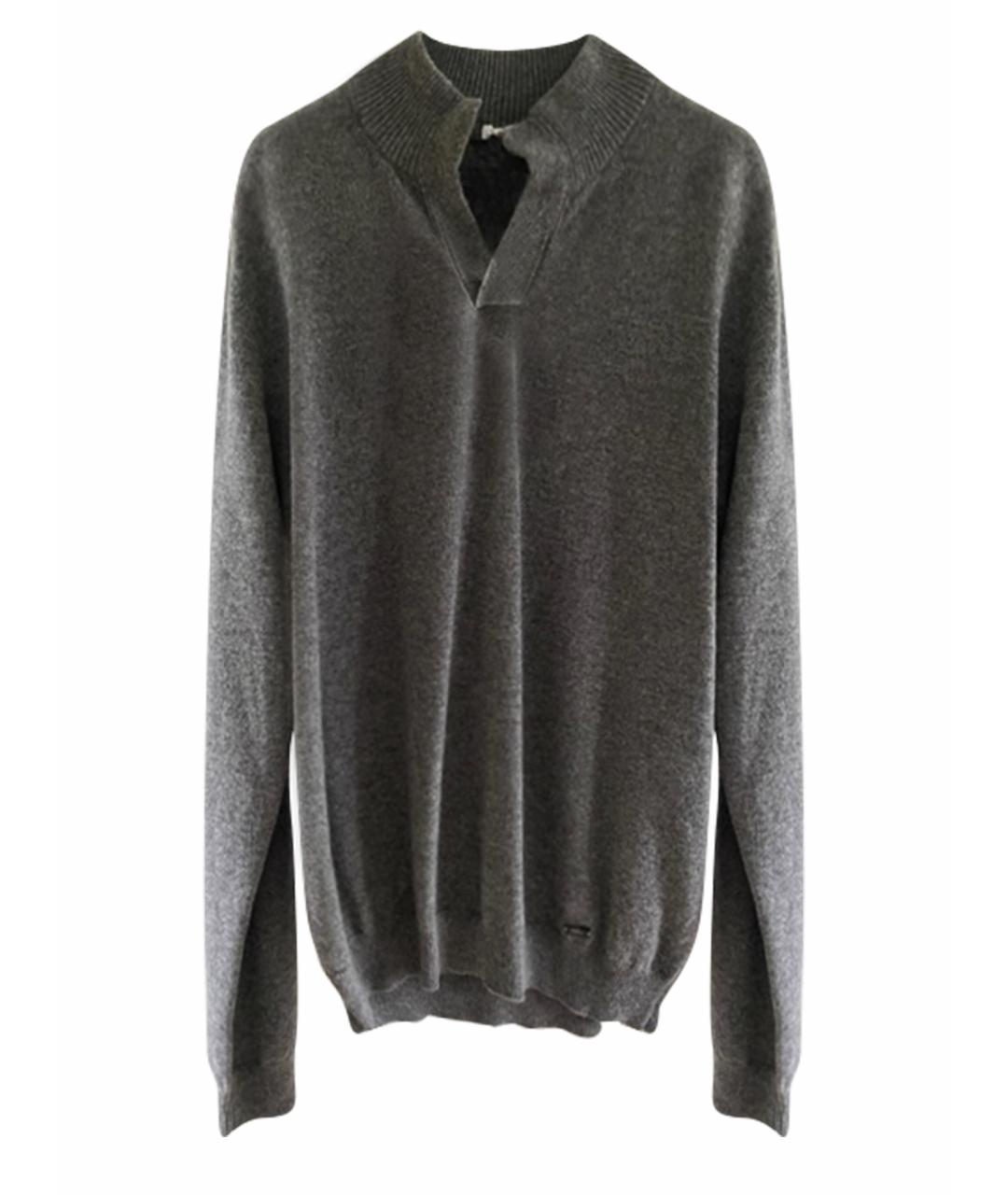 MALO Серый кашемировый джемпер / свитер, фото 1