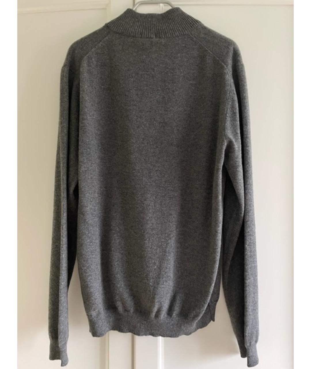 MALO Серый кашемировый джемпер / свитер, фото 2