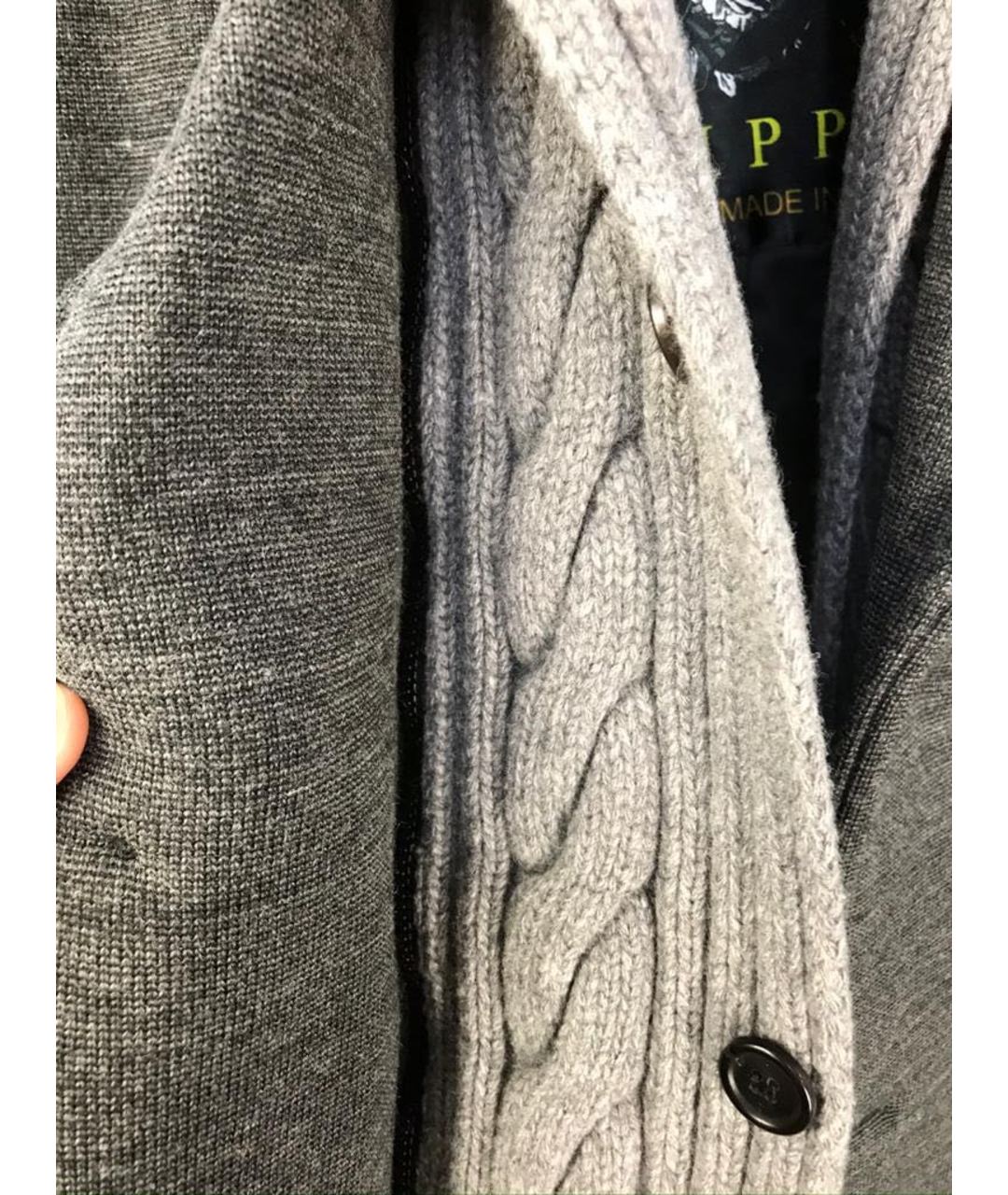 PHILIPP PLEIN Серый пиджак, фото 7