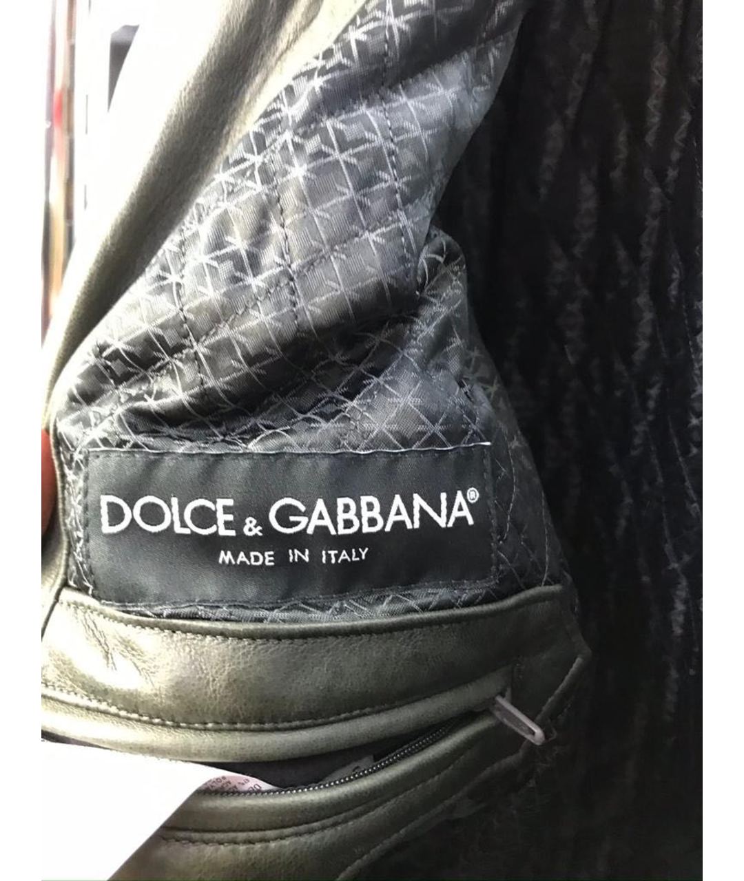 DOLCE&GABBANA Бордовая куртка, фото 4