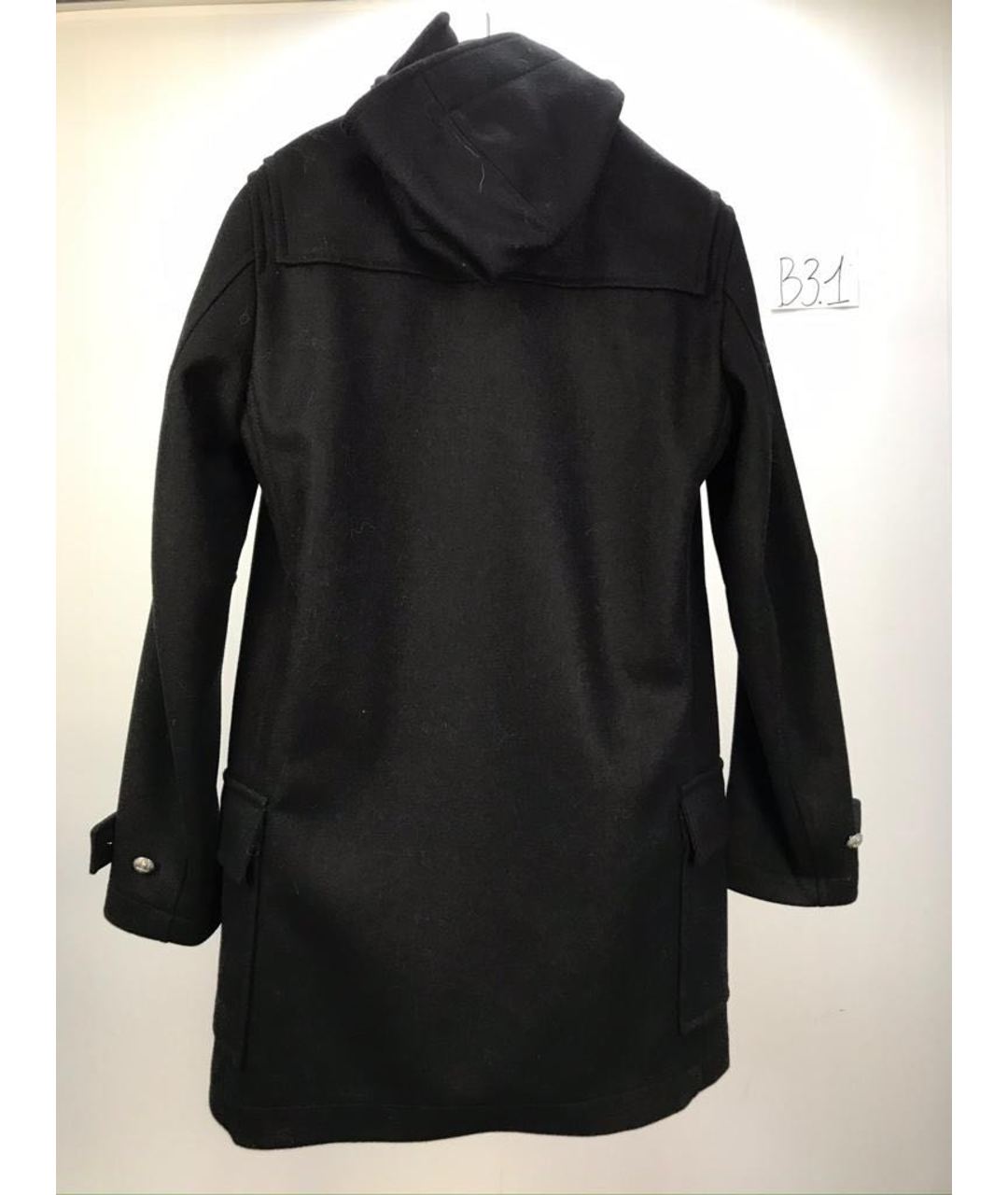 BALMAIN Черное пальто, фото 2
