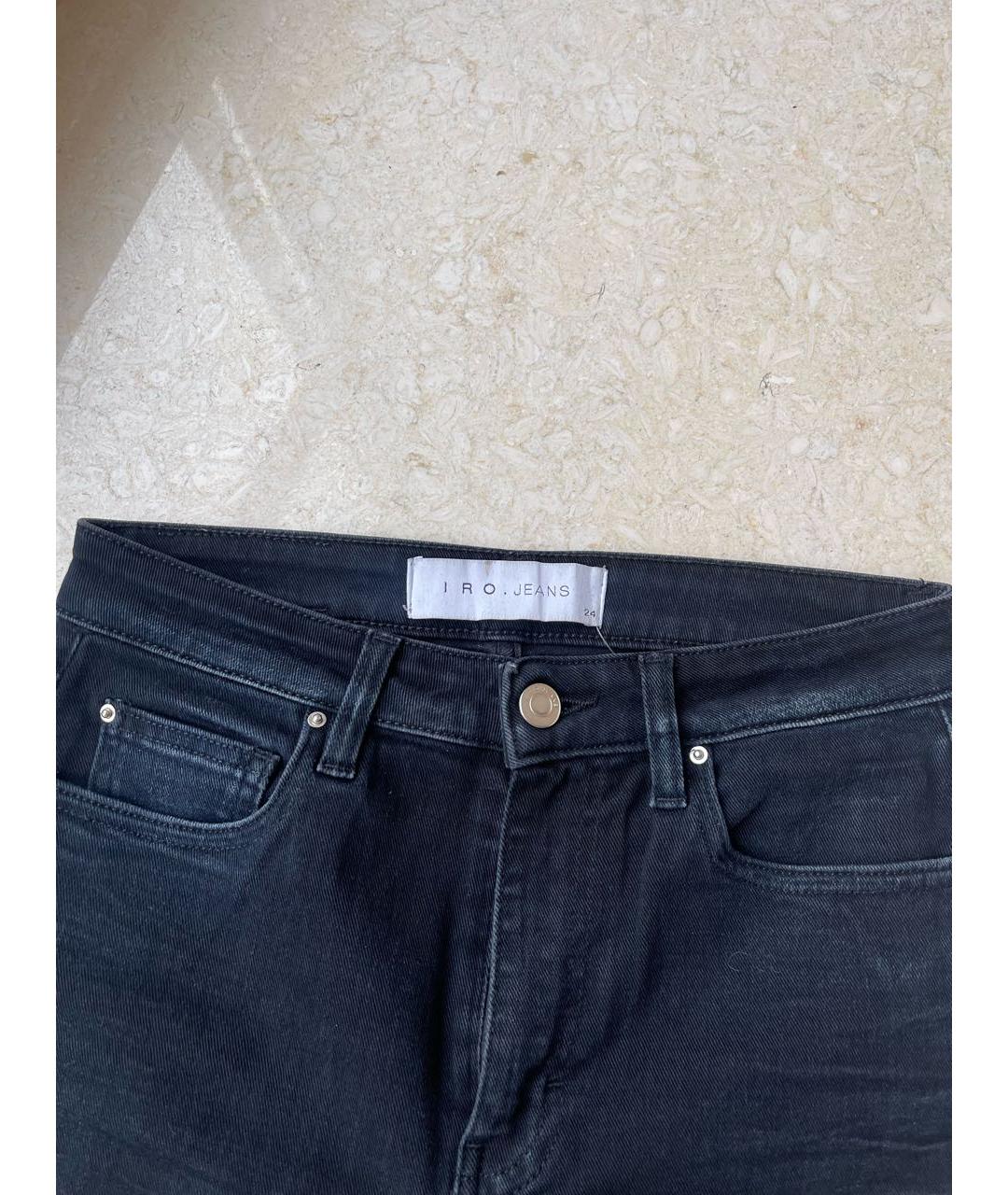 IRO Черные джинсы слим, фото 2