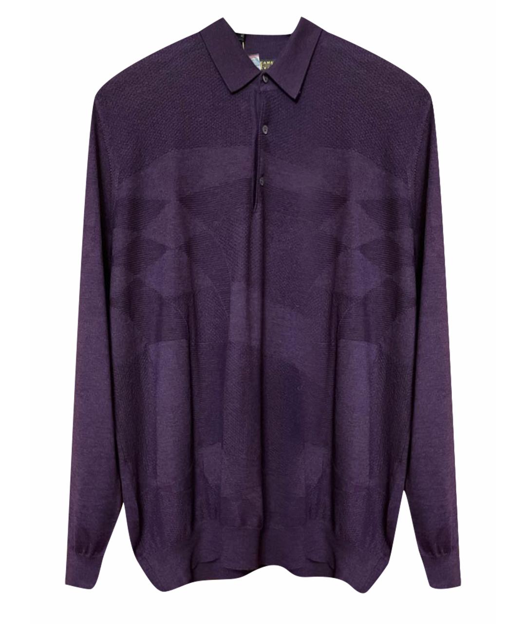 UOMO COLLEZIONI Фиолетовый кашемировый джемпер / свитер, фото 1