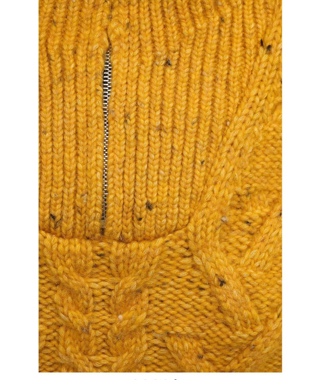 GANNI Желтый шерстяной джемпер / свитер, фото 9