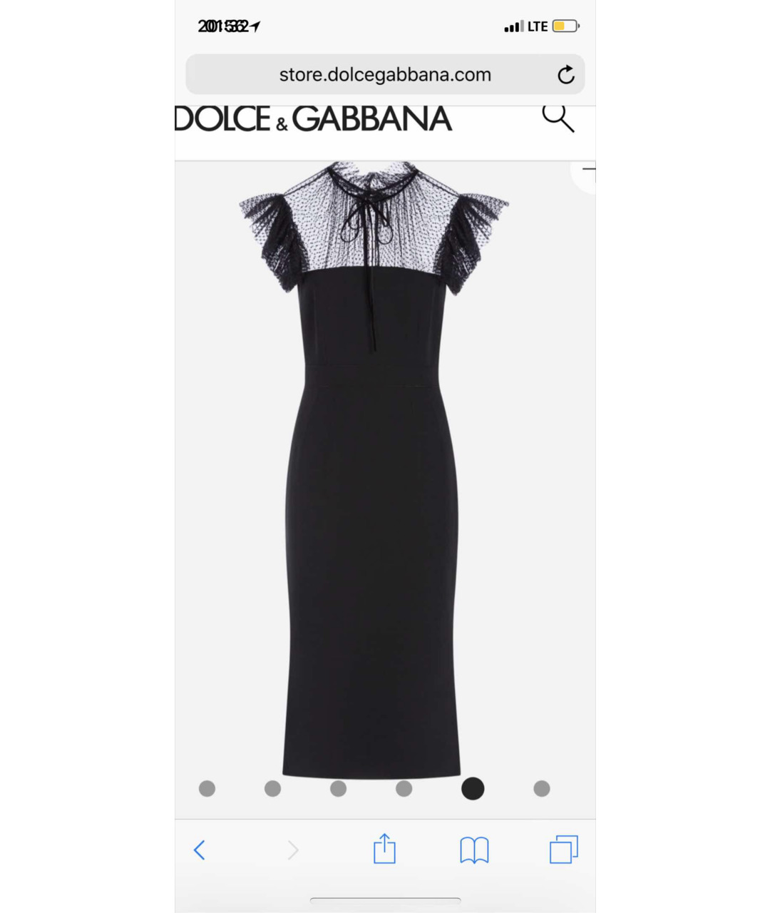 DOLCE&GABBANA Черное вечернее платье, фото 6