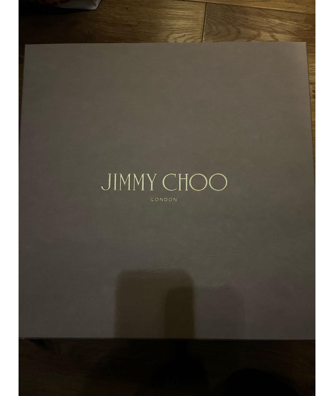 JIMMY CHOO Черные неопреновые ботинки, фото 7
