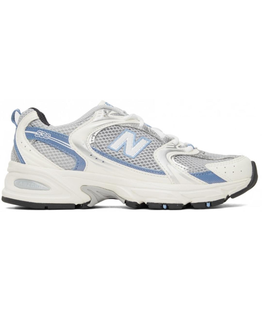 NEW BALANCE Голубые текстильные кроссовки, фото 1