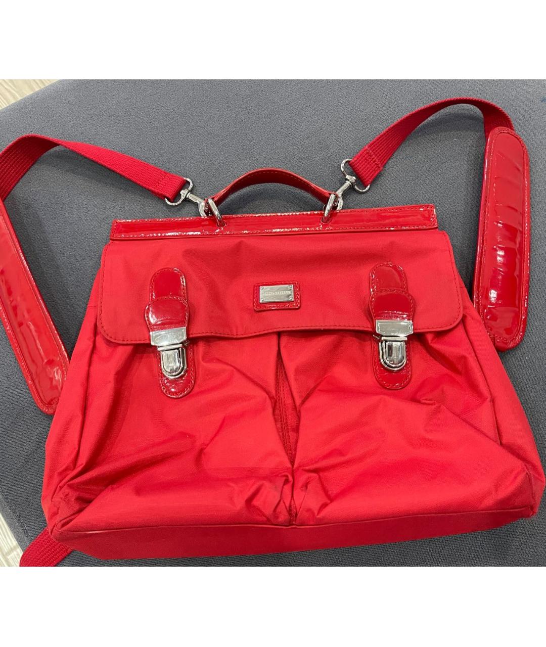 DOLCE & GABBANA KIDS Красный рюкзак, фото 9