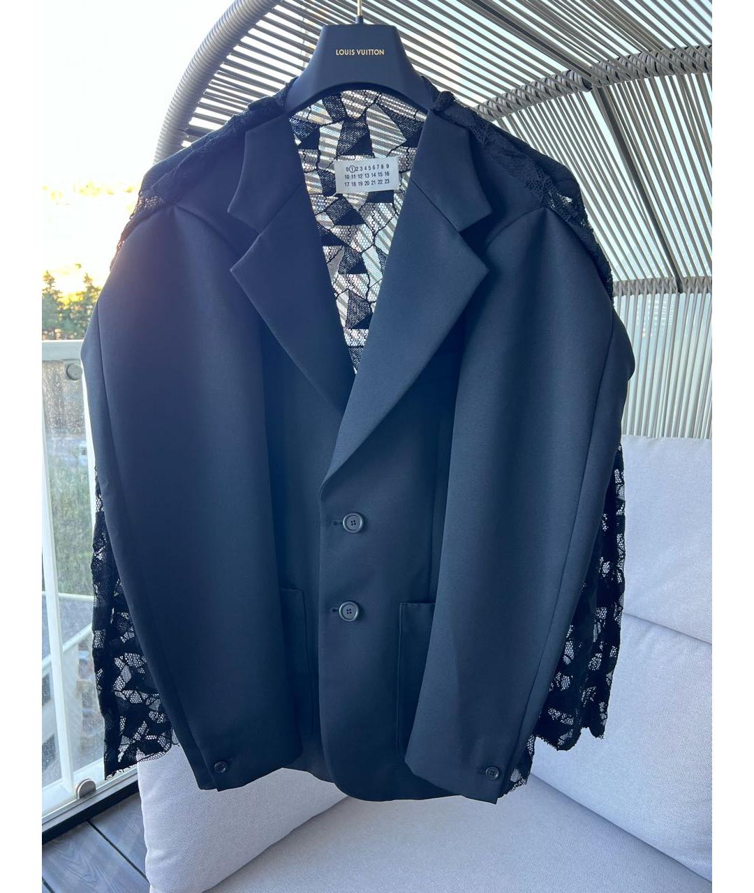 MAISON MARGIELA Черный кружевной жакет/пиджак, фото 6