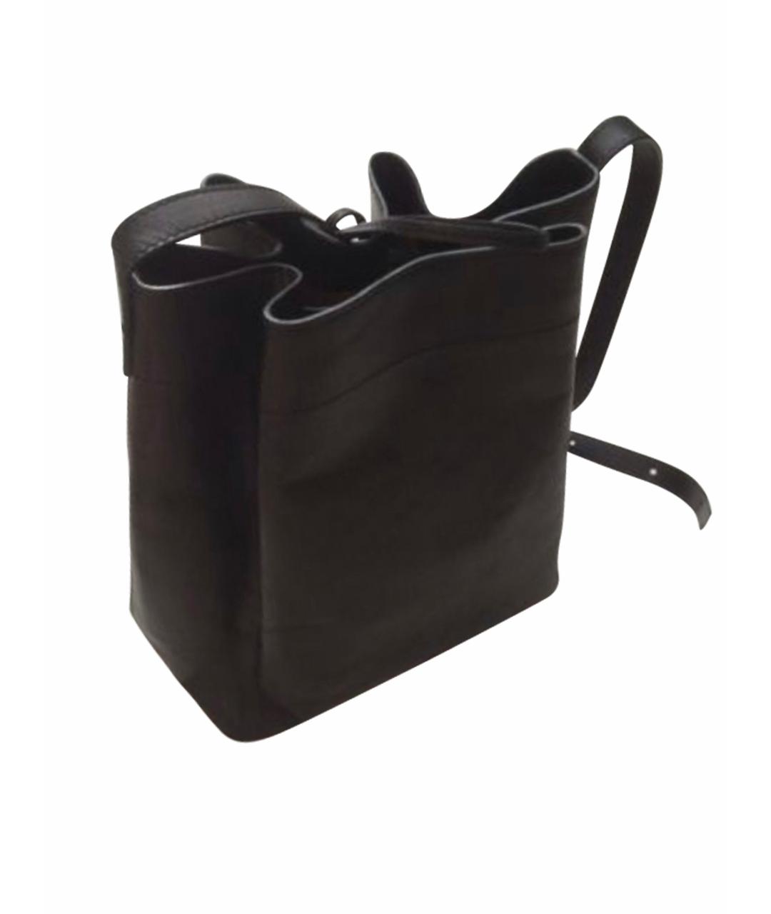IRIS & INK  Черный кожаный рюкзак, фото 1