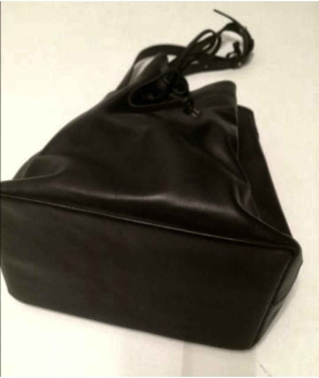 IRIS & INK  Черный кожаный рюкзак, фото 5