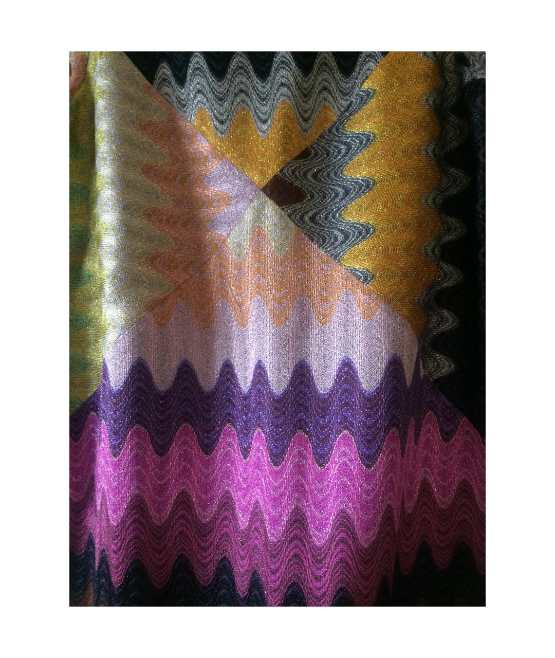 MISSONI Мульти вискозное коктейльное платье, фото 2