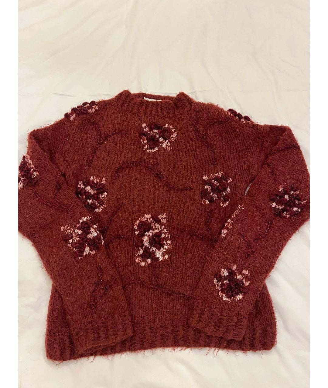 LALO Бордовый шерстяной джемпер / свитер, фото 6