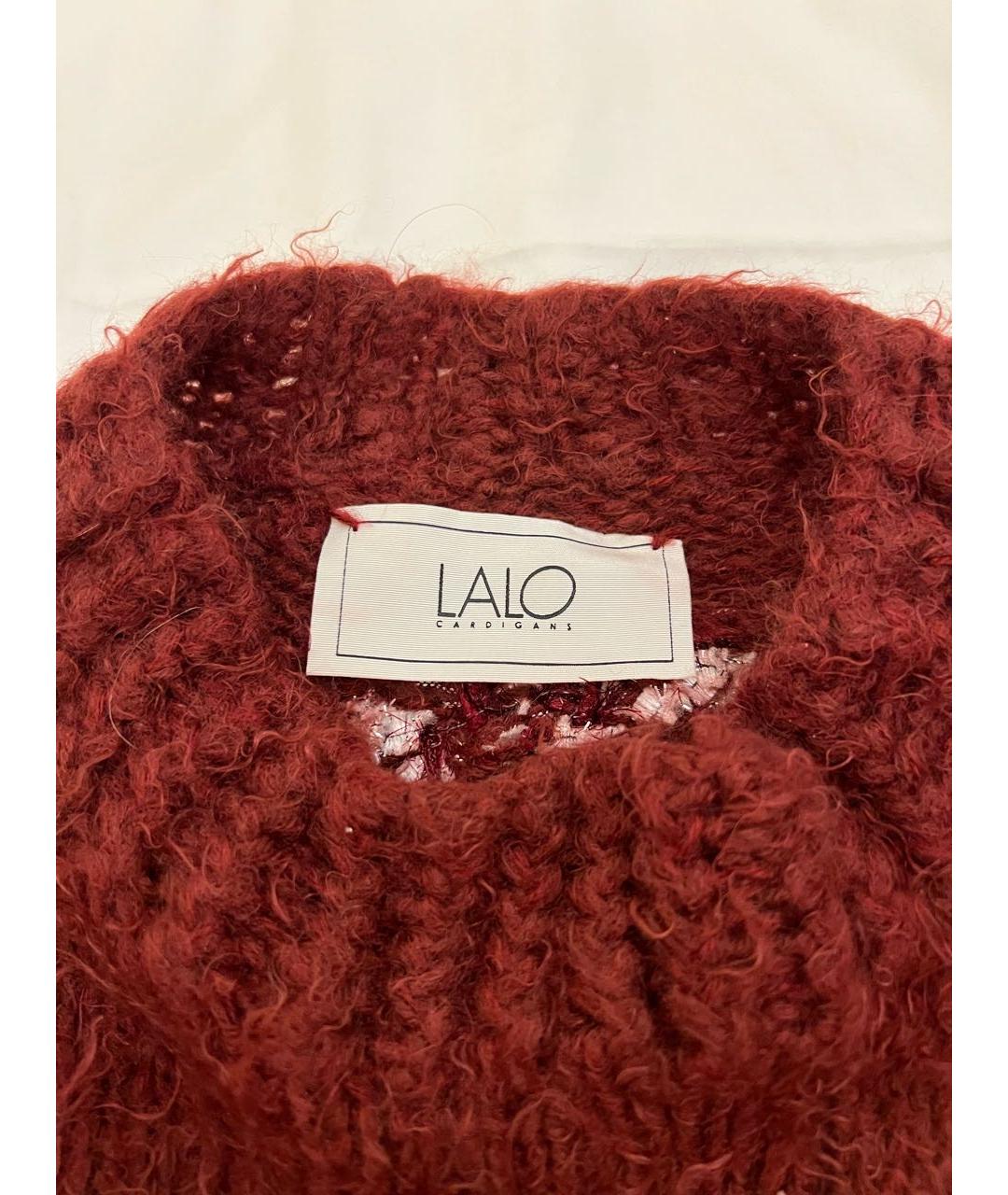 LALO Бордовый шерстяной джемпер / свитер, фото 3