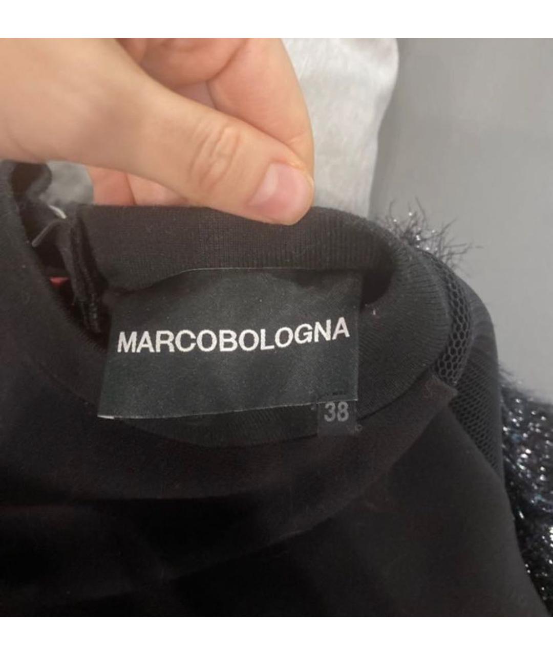 Marco Bologna Черный шерстяной джемпер / свитер, фото 3