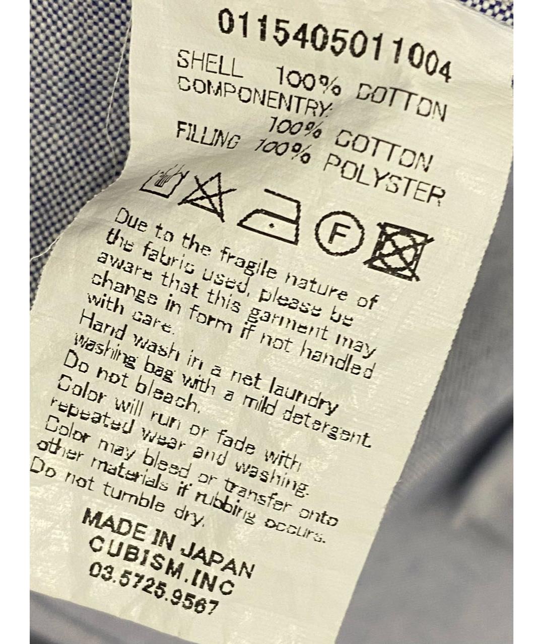 VISVIM Голубая хлопковая кэжуал рубашка, фото 6