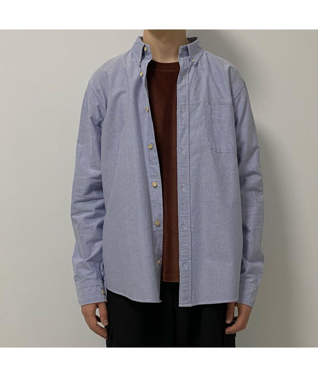 VISVIM Голубая хлопковая кэжуал рубашка, фото 3