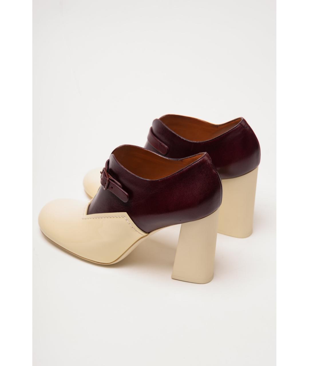 CELINE Бежевые кожаные туфли, фото 3