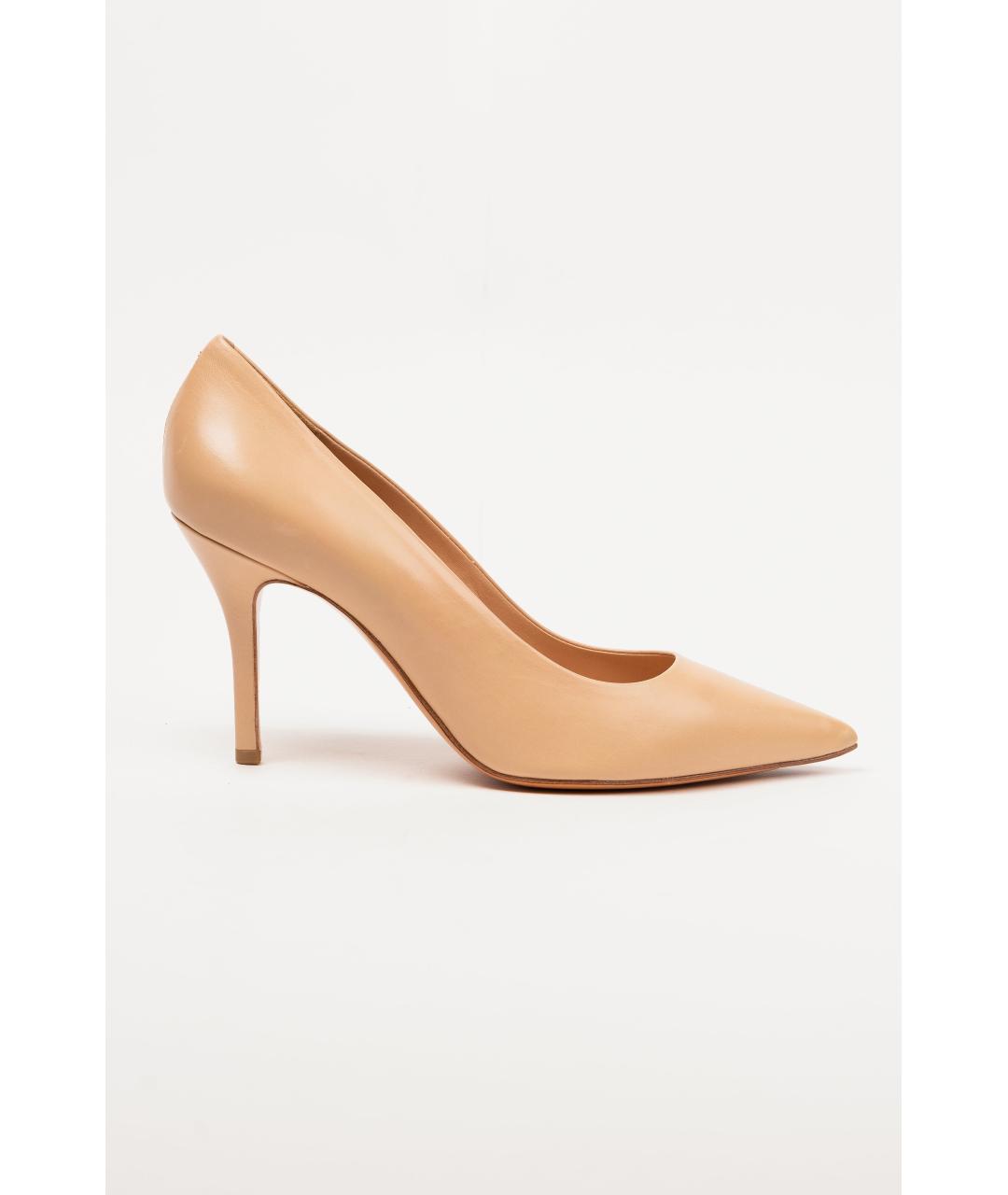 CELINE Бежевые кожаные туфли, фото 5