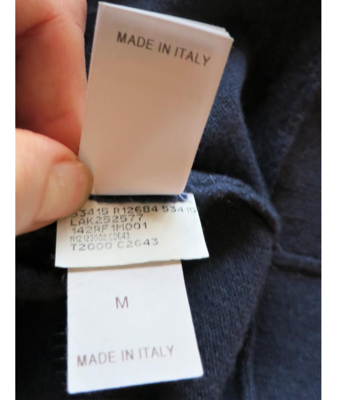 BRUNELLO CUCINELLI Синий кашемировый джемпер / свитер, фото 7