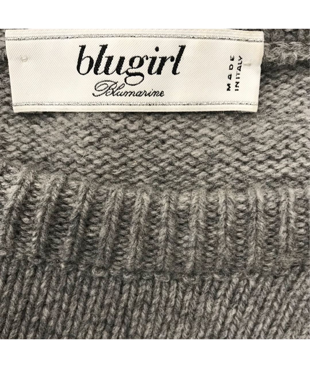 BLUMARINE Серый джемпер / свитер, фото 5