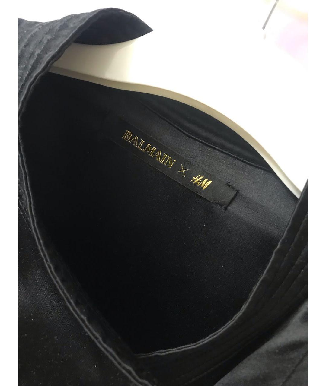 BALMAIN Черный шелковый жакет/пиджак, фото 5