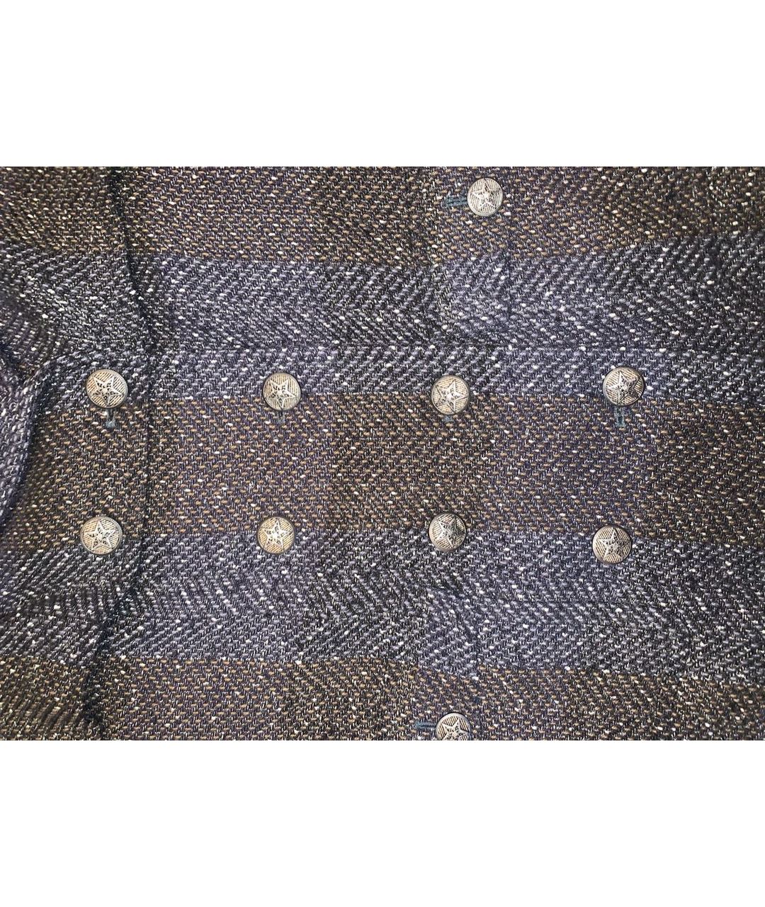 CHANEL PRE-OWNED Антрацитовое шерстяное пальто, фото 4