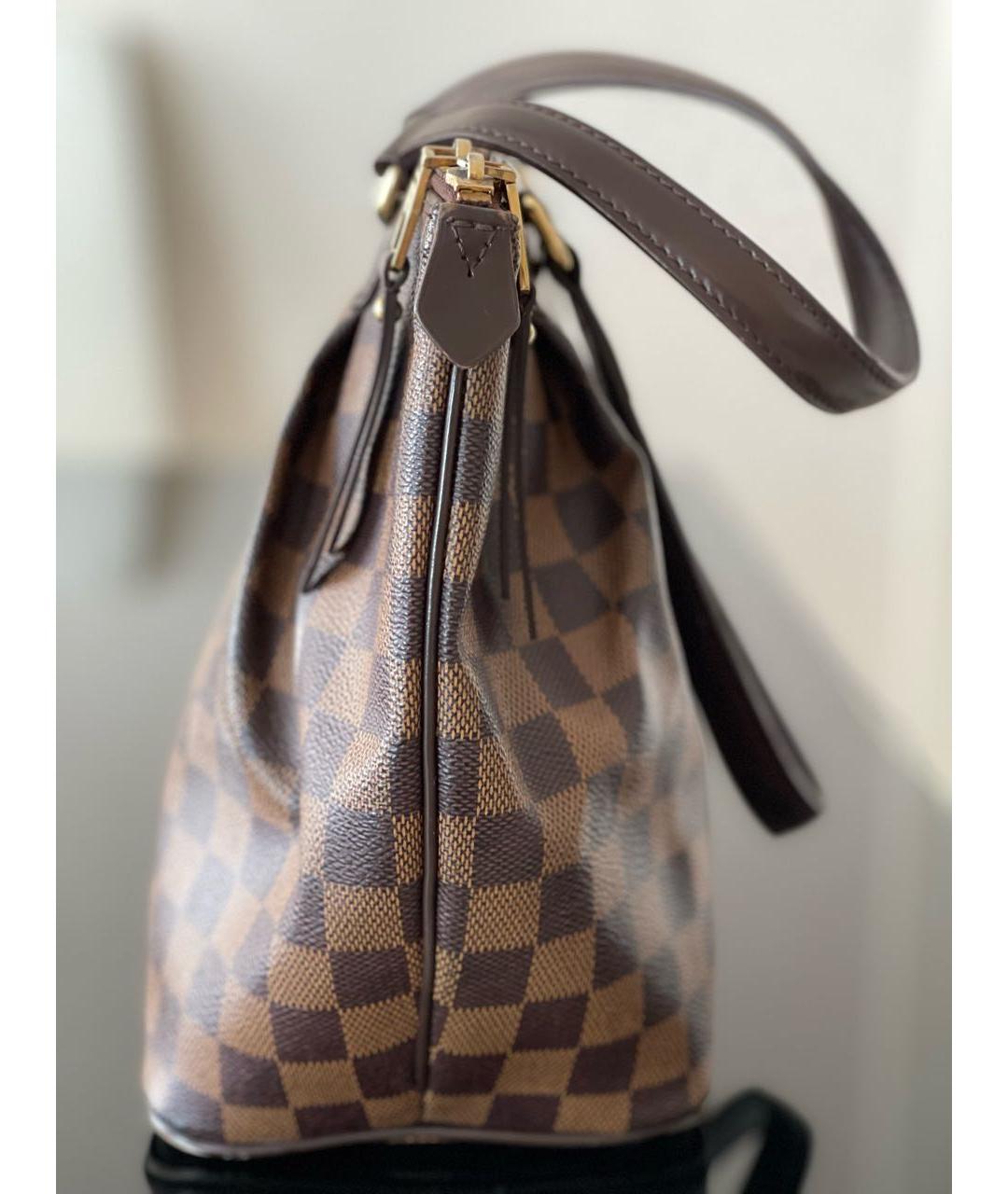 LOUIS VUITTON Коричневая сумка с короткими ручками, фото 4