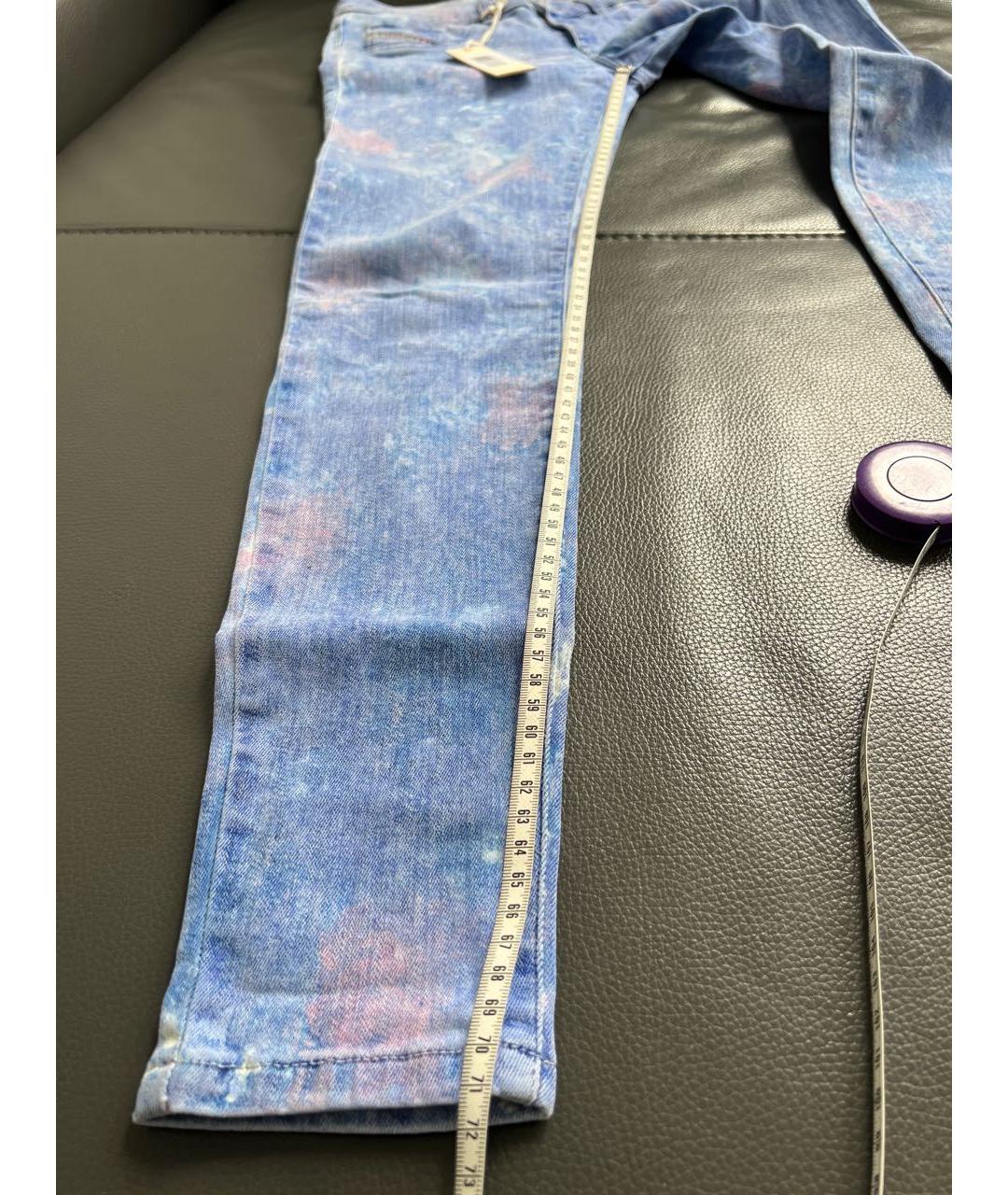 DIESEL Мульти хлопко-эластановые джинсы слим, фото 8