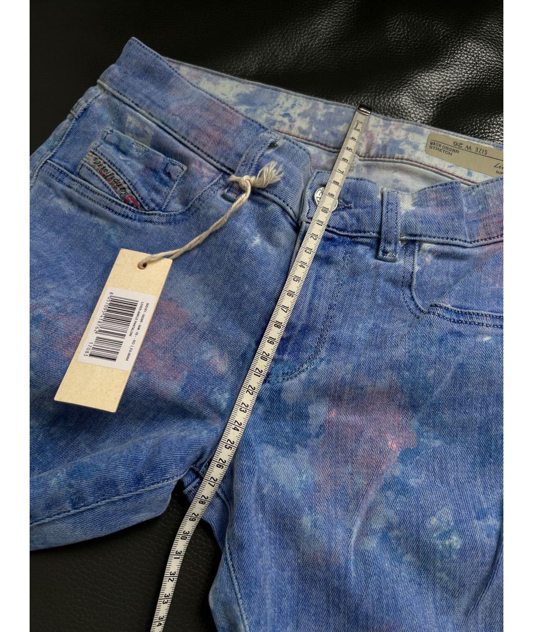 DIESEL Мульти хлопко-эластановые джинсы слим, фото 6
