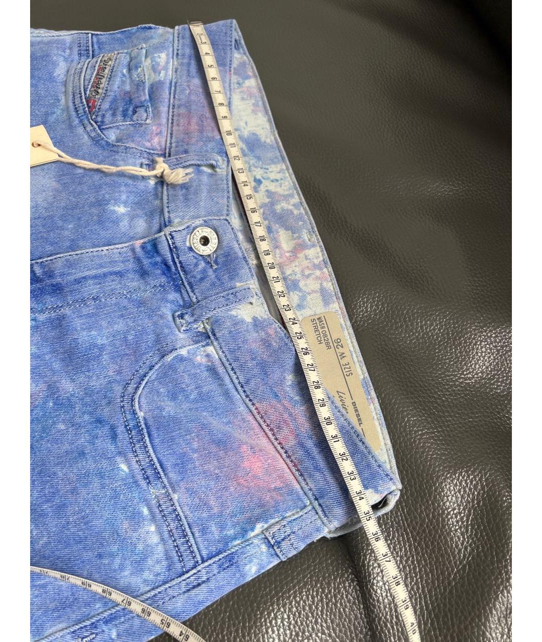 DIESEL Мульти хлопко-эластановые джинсы слим, фото 7