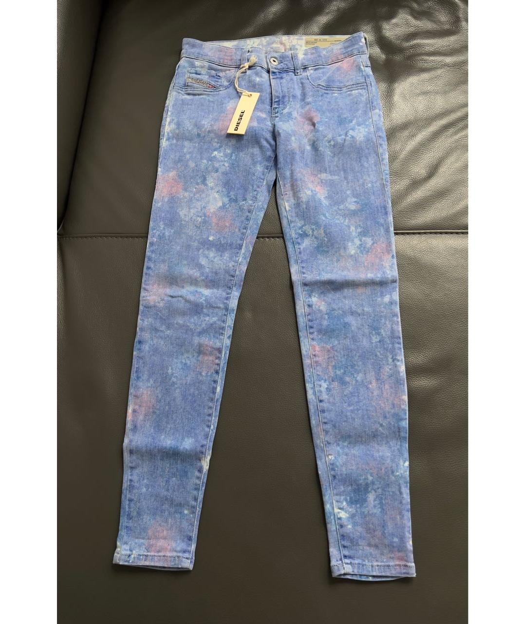 DIESEL Мульти хлопко-эластановые джинсы слим, фото 9