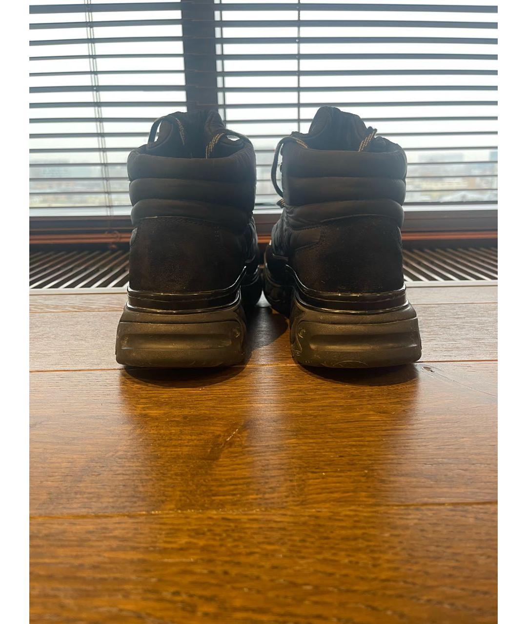 CHANEL PRE-OWNED Черные синтетические кроссовки, фото 4