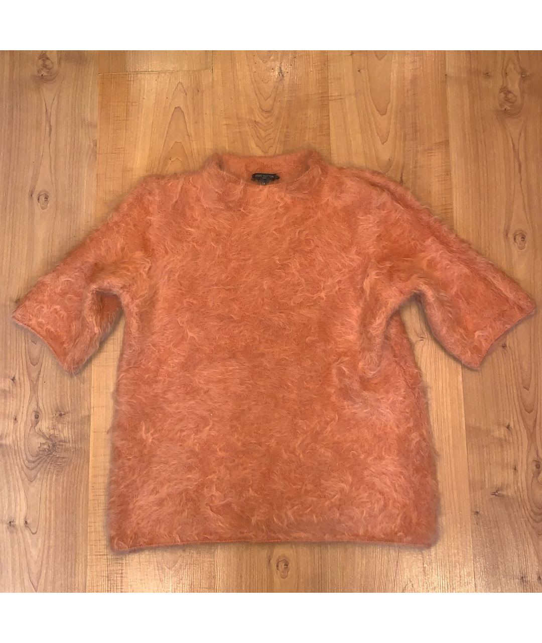 LOUIS VUITTON PRE-OWNED Коралловый меховой джемпер / свитер, фото 8