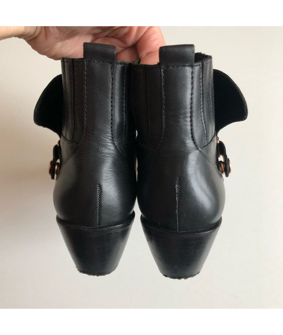 SOPHIA WEBSTER Черные кожаные ботинки, фото 3