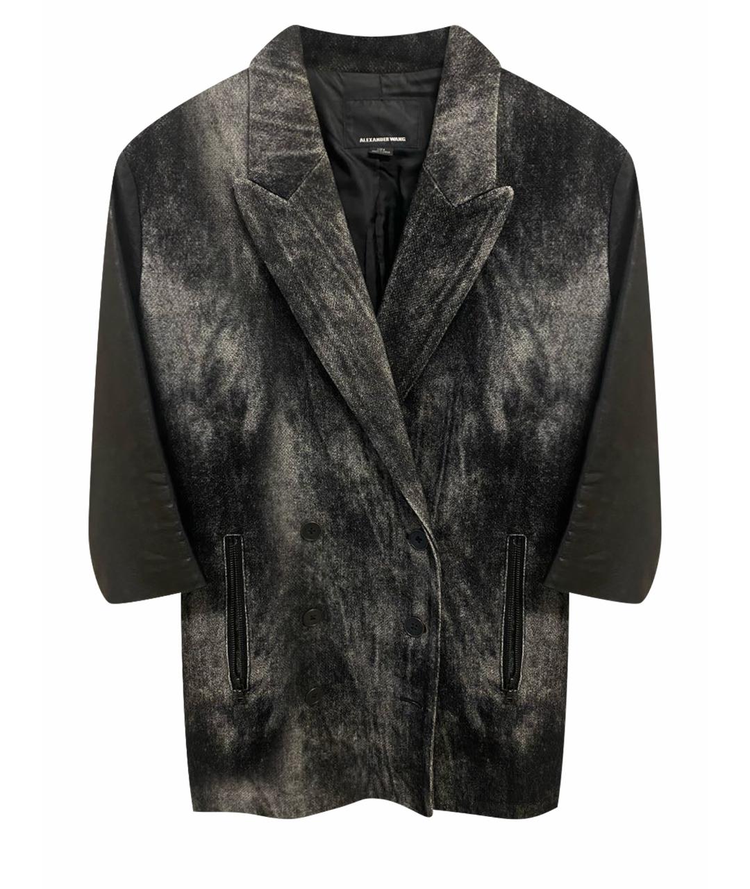 ALEXANDER WANG Черный шерстяной жакет/пиджак, фото 1
