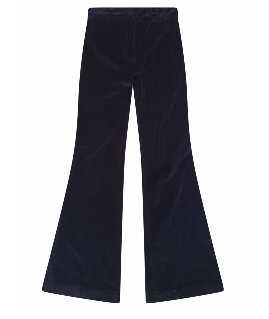 PRADA Черные хлопко-эластановые брюки широкие, фото 1