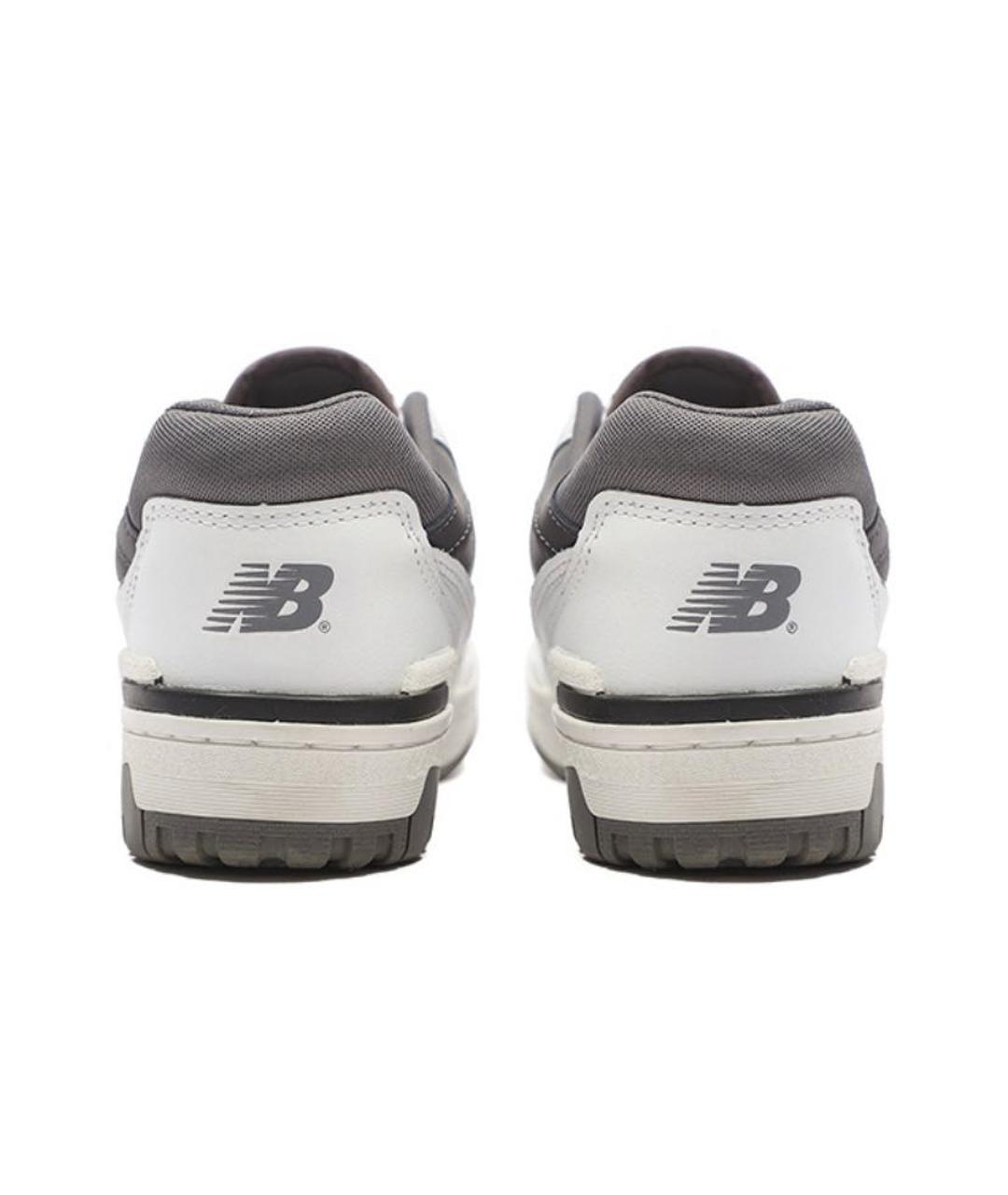 NEW BALANCE Серые кожаные кроссовки, фото 3