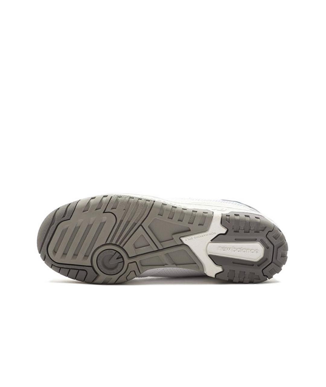 NEW BALANCE Серые кожаные кроссовки, фото 4