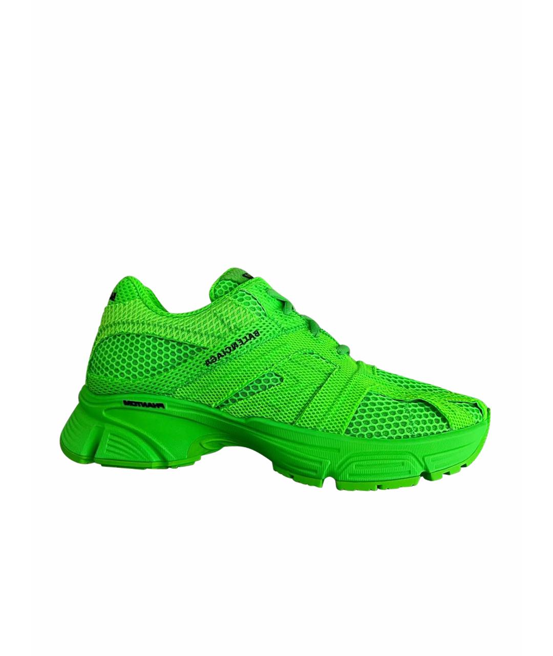 BALENCIAGA Зеленые кроссовки, фото 1