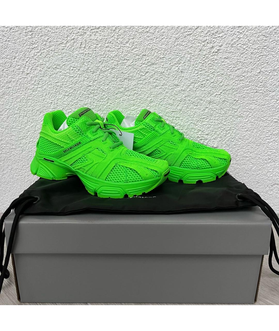 BALENCIAGA Зеленые кроссовки, фото 3