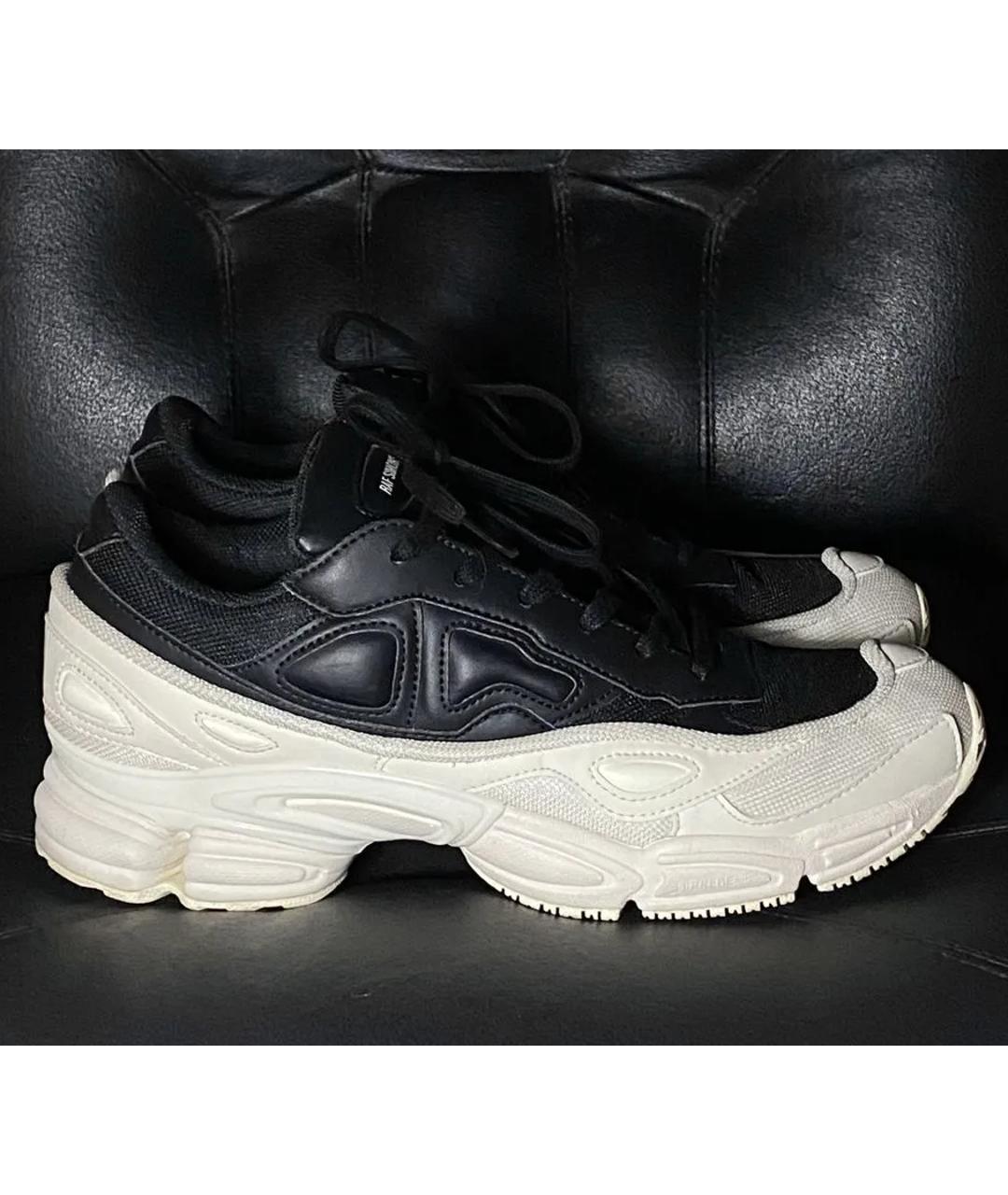 ADIDAS X RAF SIMONS Белые текстильные низкие кроссовки / кеды, фото 8