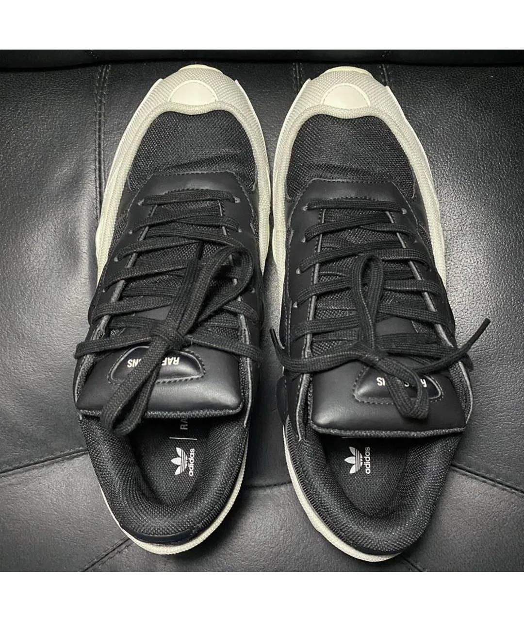 ADIDAS X RAF SIMONS Белые текстильные низкие кроссовки / кеды, фото 7