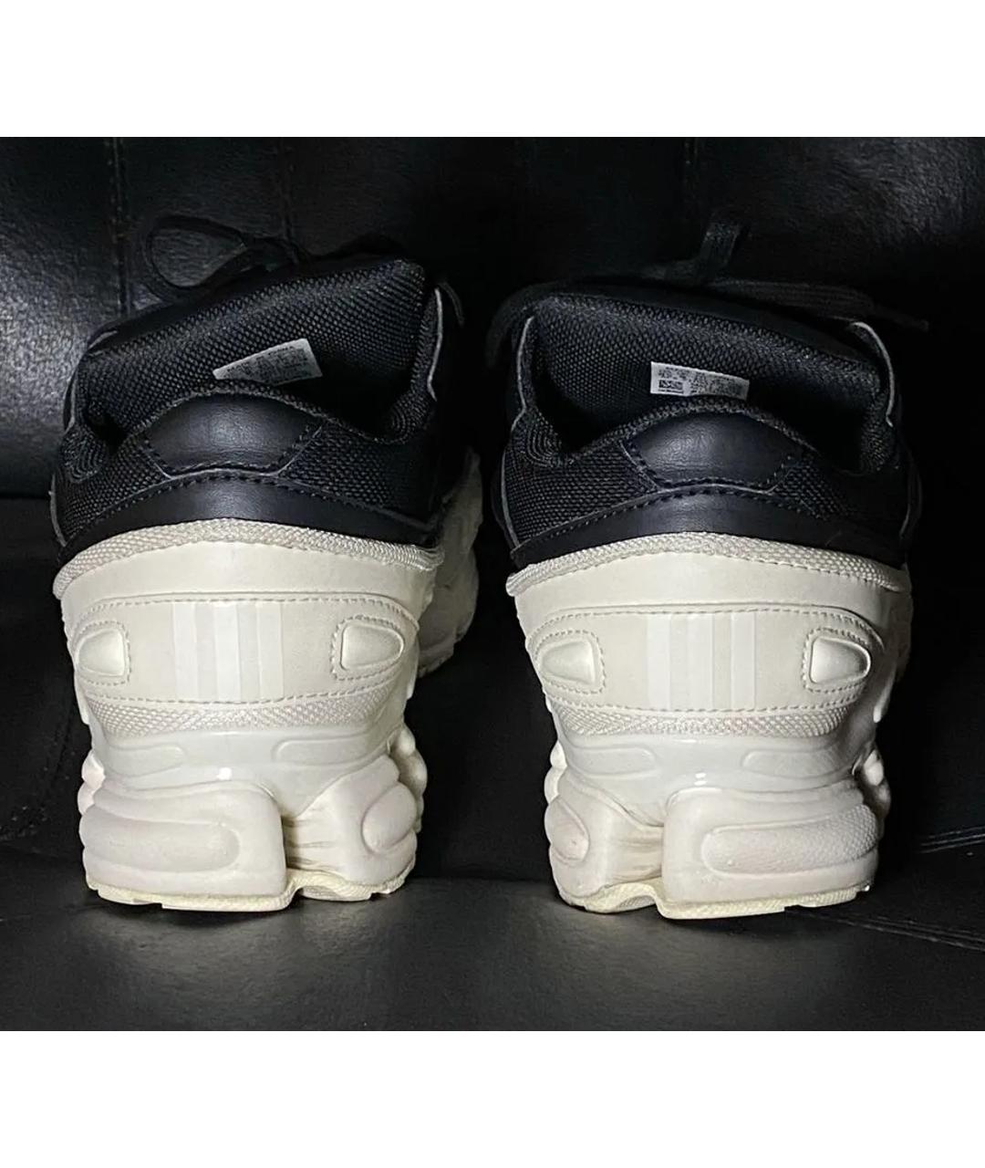 ADIDAS X RAF SIMONS Белые текстильные низкие кроссовки / кеды, фото 2