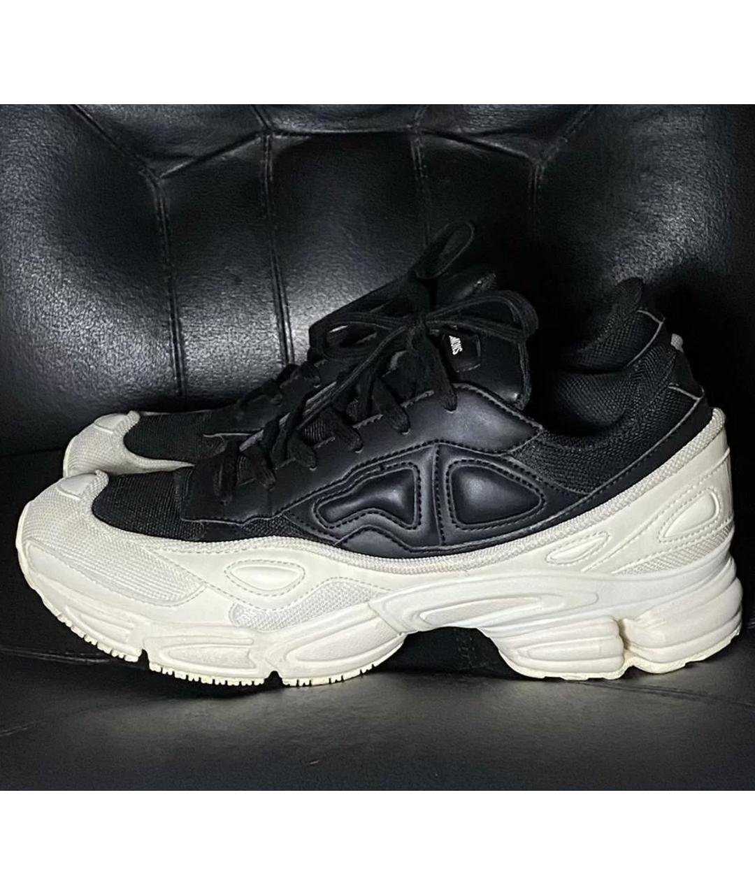 ADIDAS X RAF SIMONS Белые текстильные низкие кроссовки / кеды, фото 3