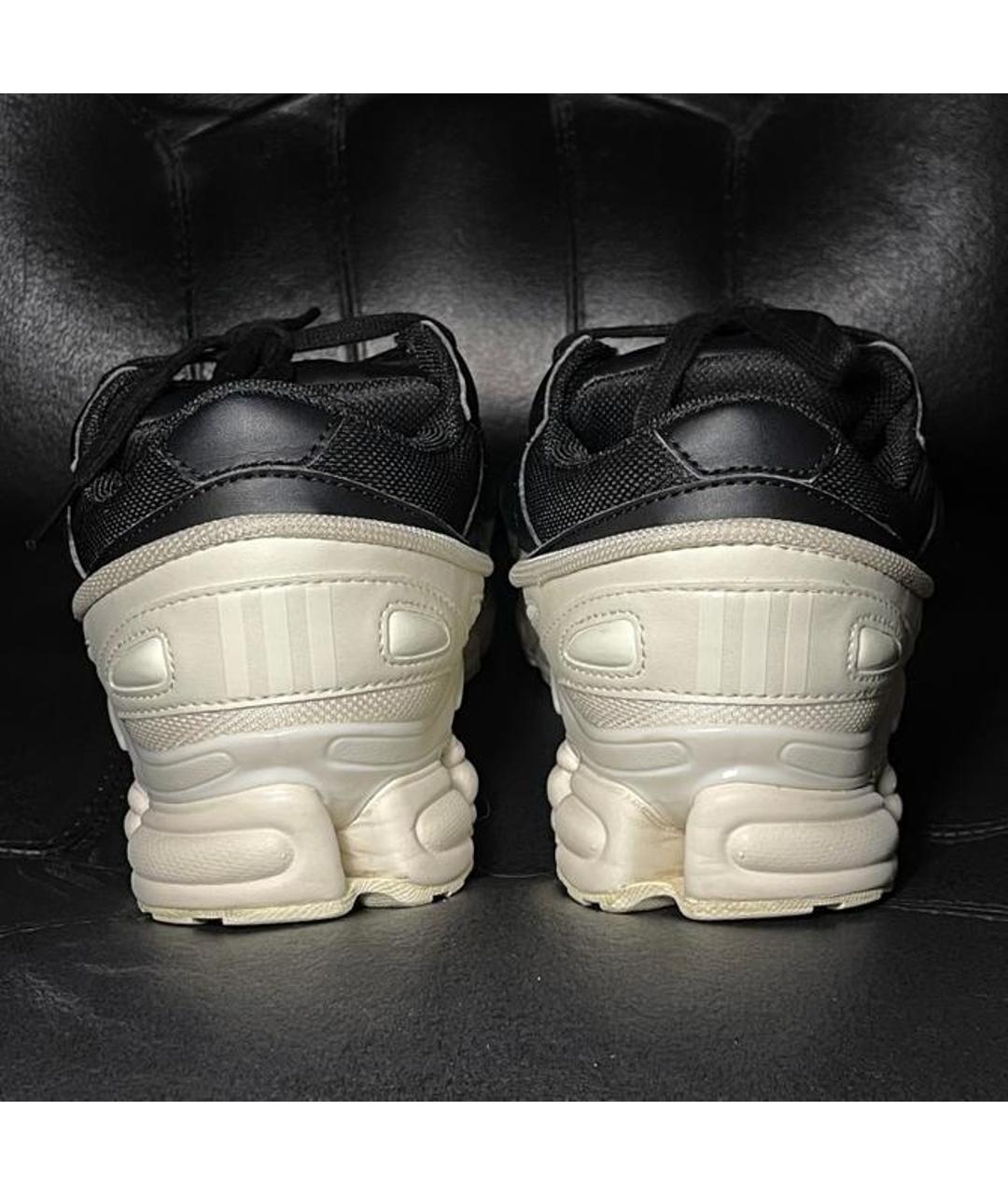 ADIDAS X RAF SIMONS Белые текстильные низкие кроссовки / кеды, фото 2