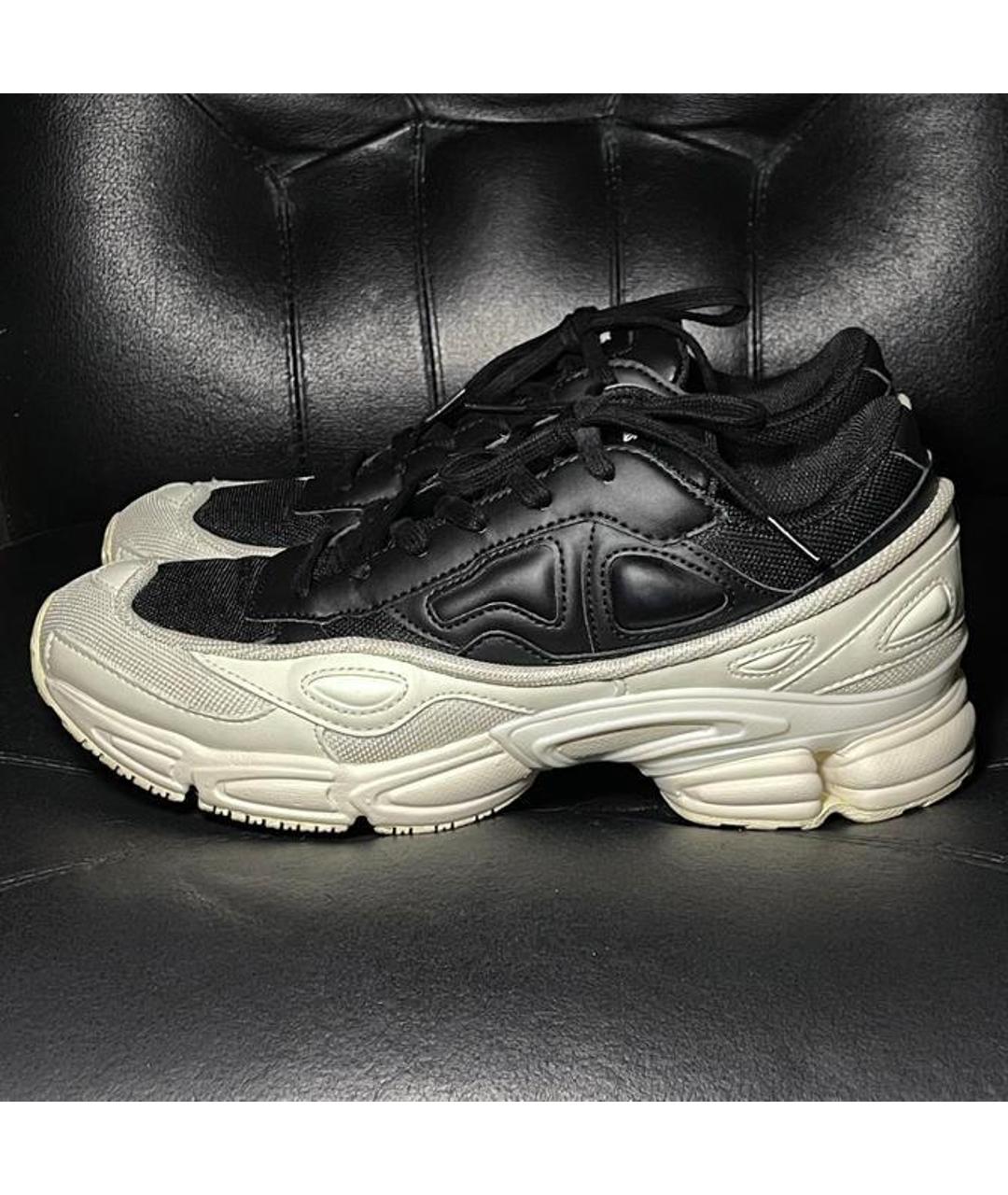 ADIDAS X RAF SIMONS Белые текстильные низкие кроссовки / кеды, фото 3